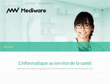 Tablet Screenshot of mediware.fr