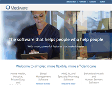 Tablet Screenshot of mediware.com